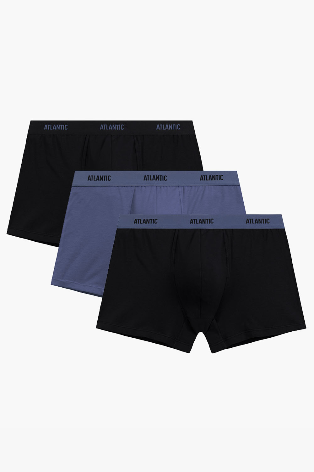 Spodní prádlo boxerky Atlantic 3MH-0111 3-pack černé XXL