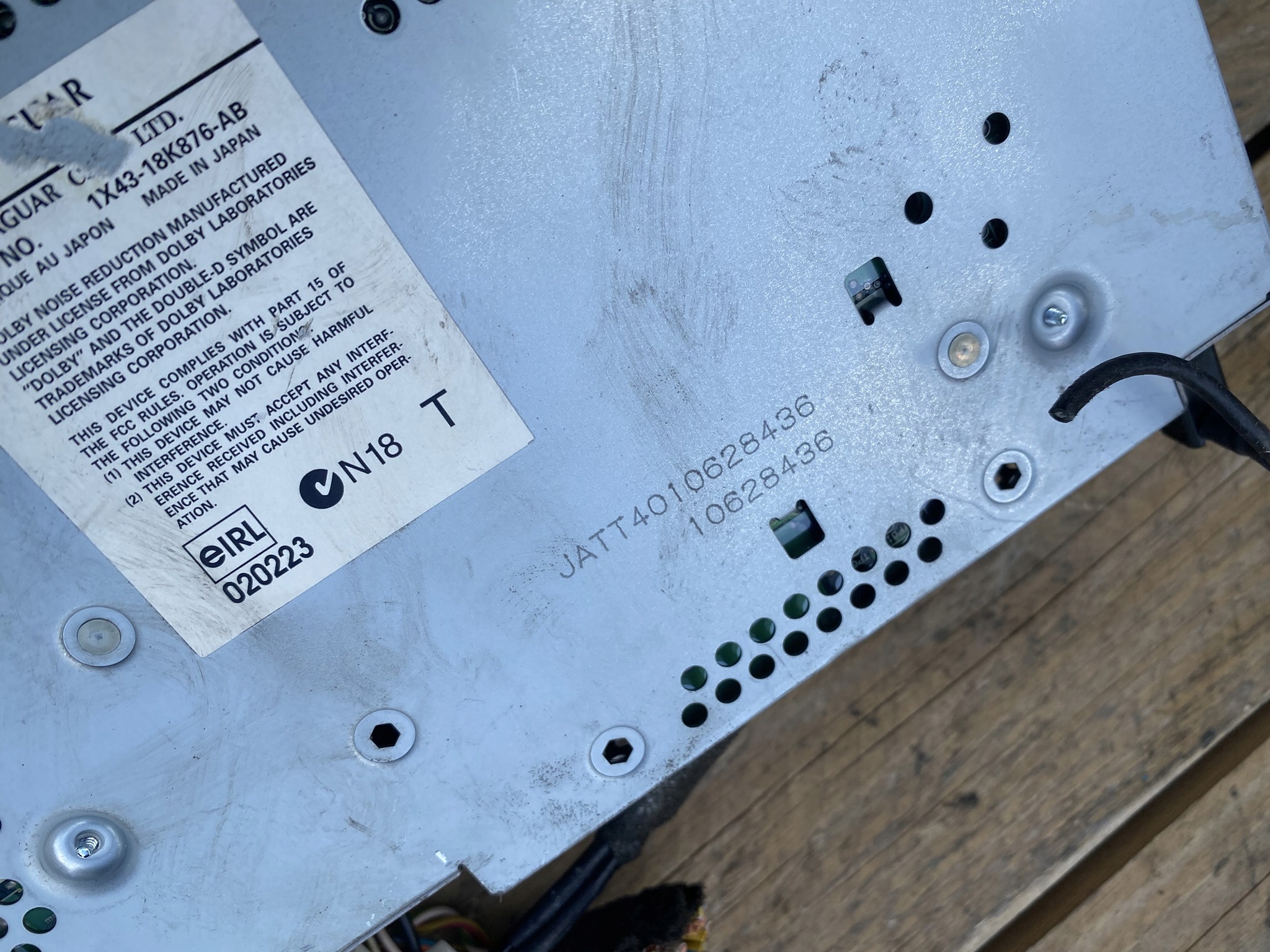 Radio Jaguar X-Type 1X43-18K876-AB