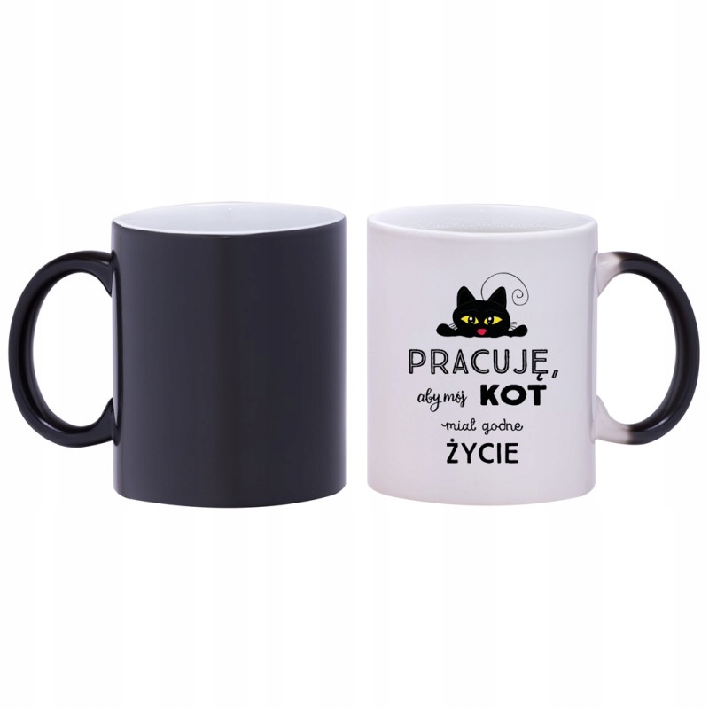 

Kubek Kubki Magiczny Do Pracy Śmieszne Napisy W278