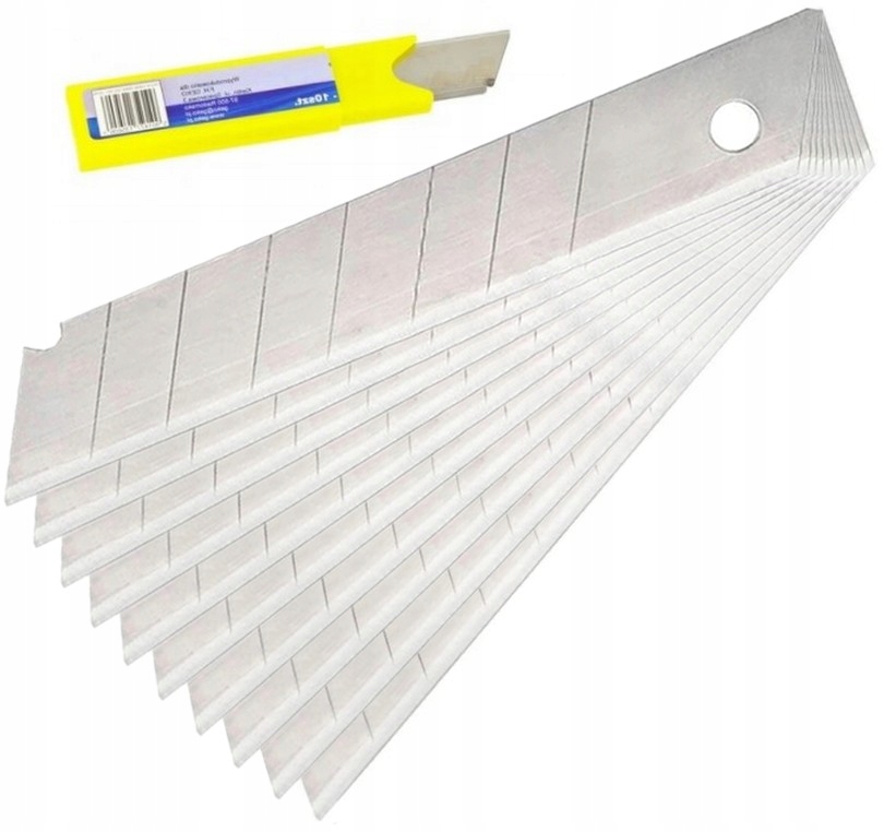 Ostrza nożyka Tapeciaka Wymienne 18mm Łamane 10szt