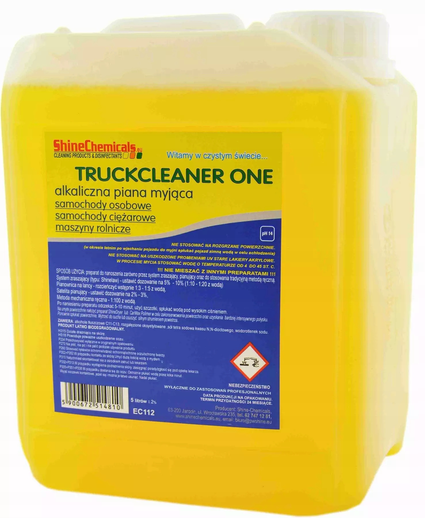 

Shine Chemicals Truck Cleaner One 5L