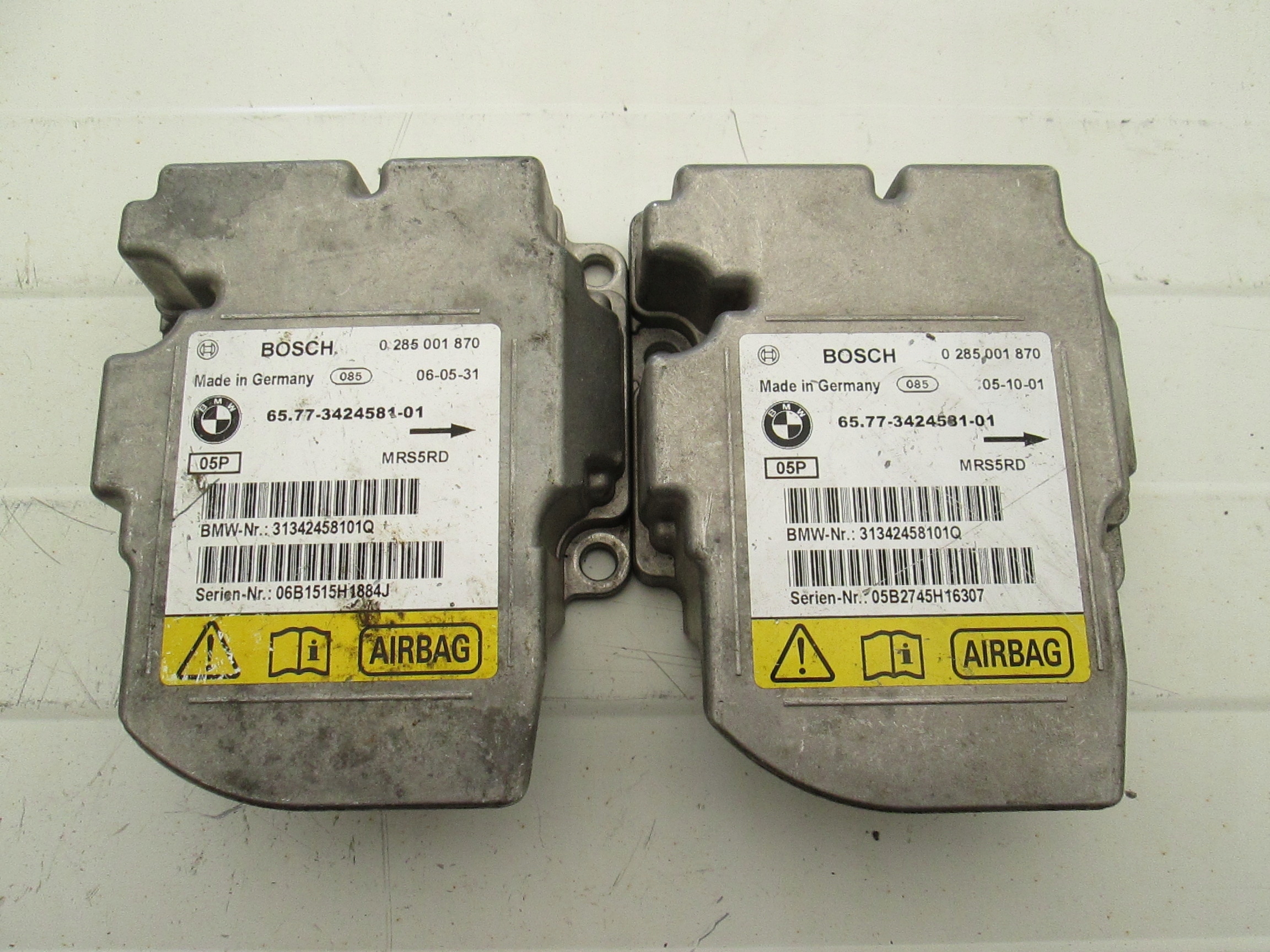 BMW E83 X3 SENSOR airbag module control unit