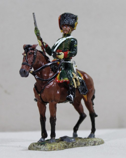 Chasseur napoleons Imperial Guard 1809 Del Prado 1/30 (No 12)