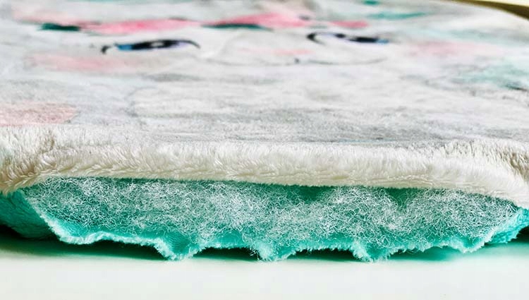 FOTO KOC z własnym nadrukiem MINKY, 70x100 cm. Szerokość produktu 100 cm