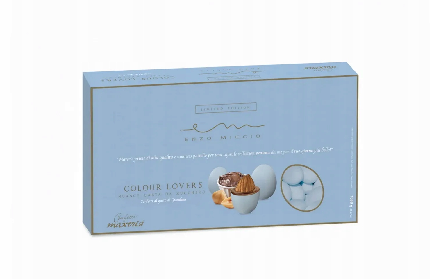 Konfetti Maxtris Enzo Miccio Nuance Carta Da Zucchero Gianduia 1kg