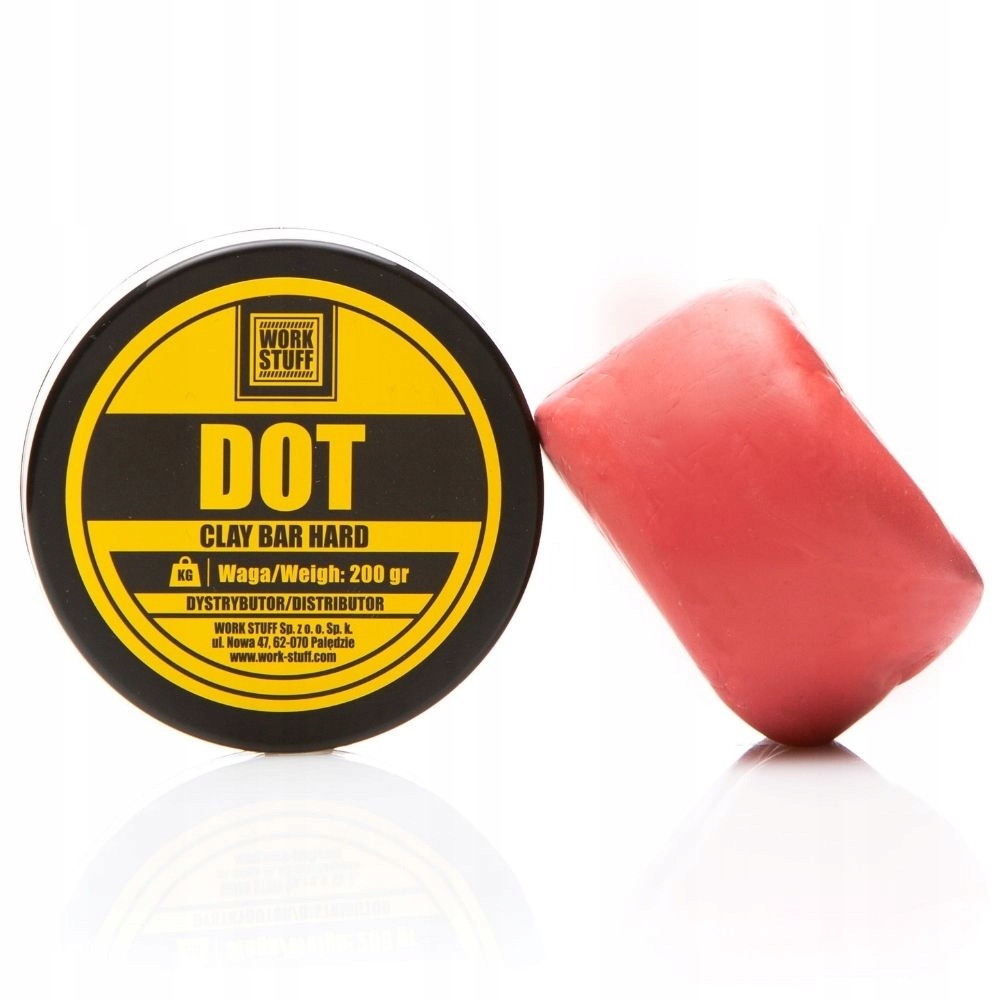 Glinka Work Stuff Dot Clay Bar Hard 200g EAN (GTIN) 9990000031146