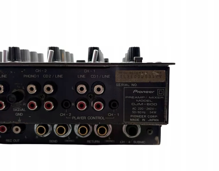 MIKSER PIONEER DJM 600 • Cena, Opinie - Allegro