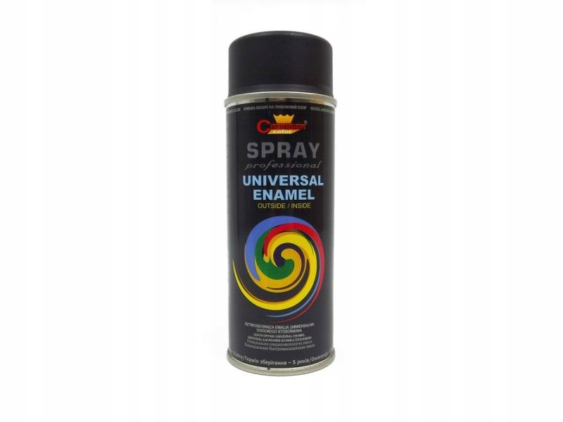 Farba Champion Spray Emalia 400ml Czarny mat