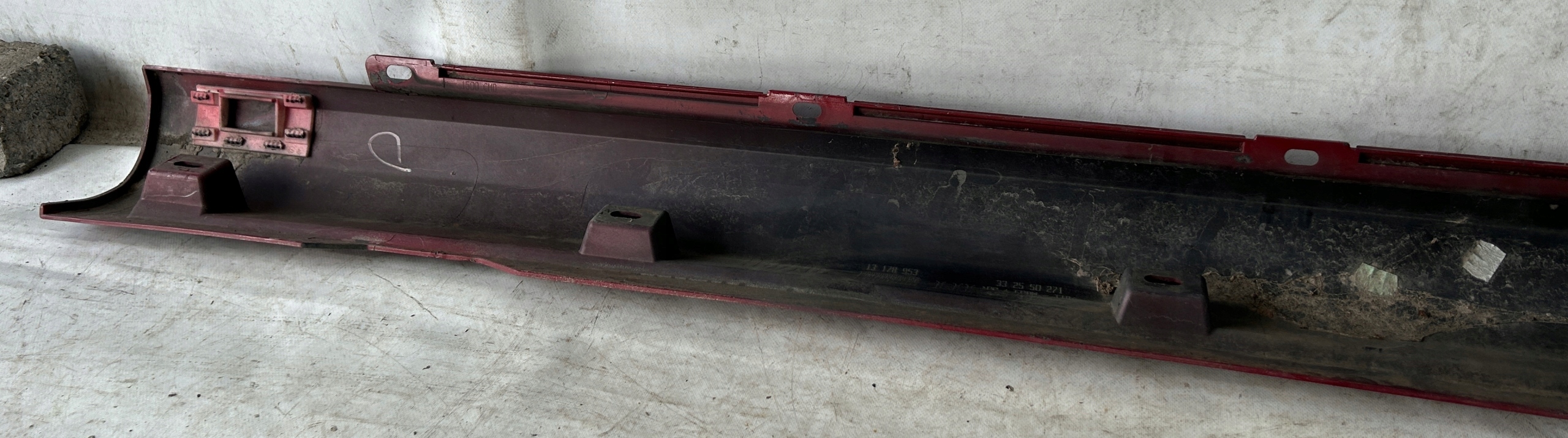 moulding threshold left OPEL VECTRA C LIFT 13178953