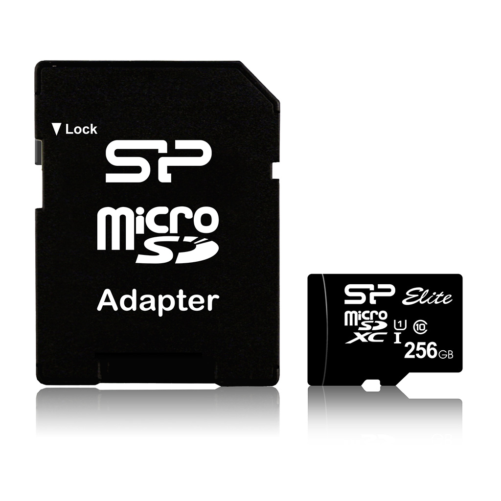 SP ELITE 256 GB micro SD XC Class 10 UHS-I 85 MB/s