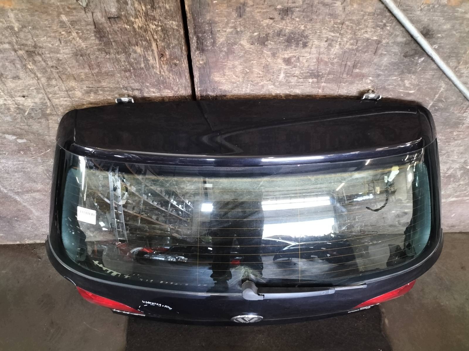 complete rear part VOLKSWAGEN GOLF VI HB 5D LC9X trunk door boot bumper light