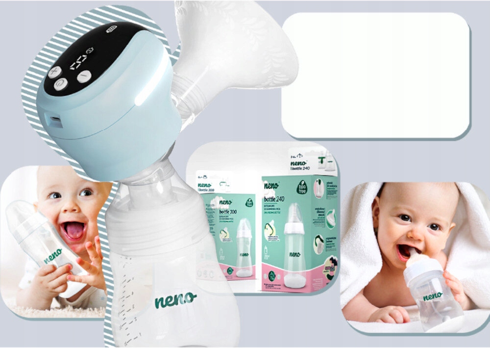 Laktator elektroniczny NENO Angelo Niebieski EAN (GTIN) 5902479672458