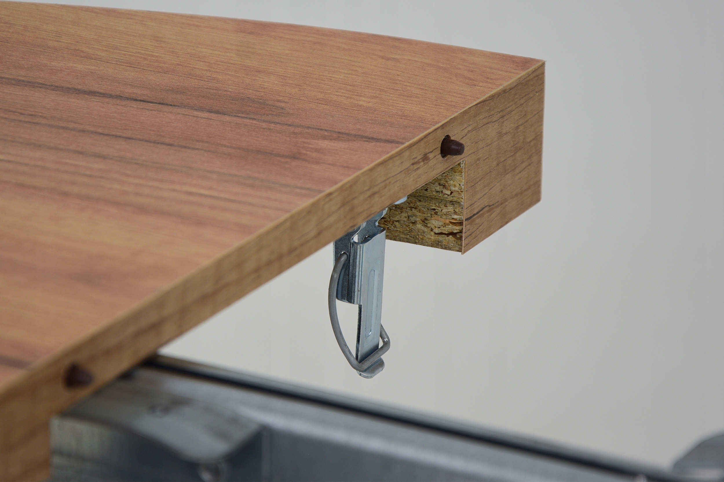 Skandynawski zestaw STÓŁ ROZKŁADANY do 2m DĄB CRAFT i 4 krzesła Z PODUSZKĄ Kształt blatu okrągły