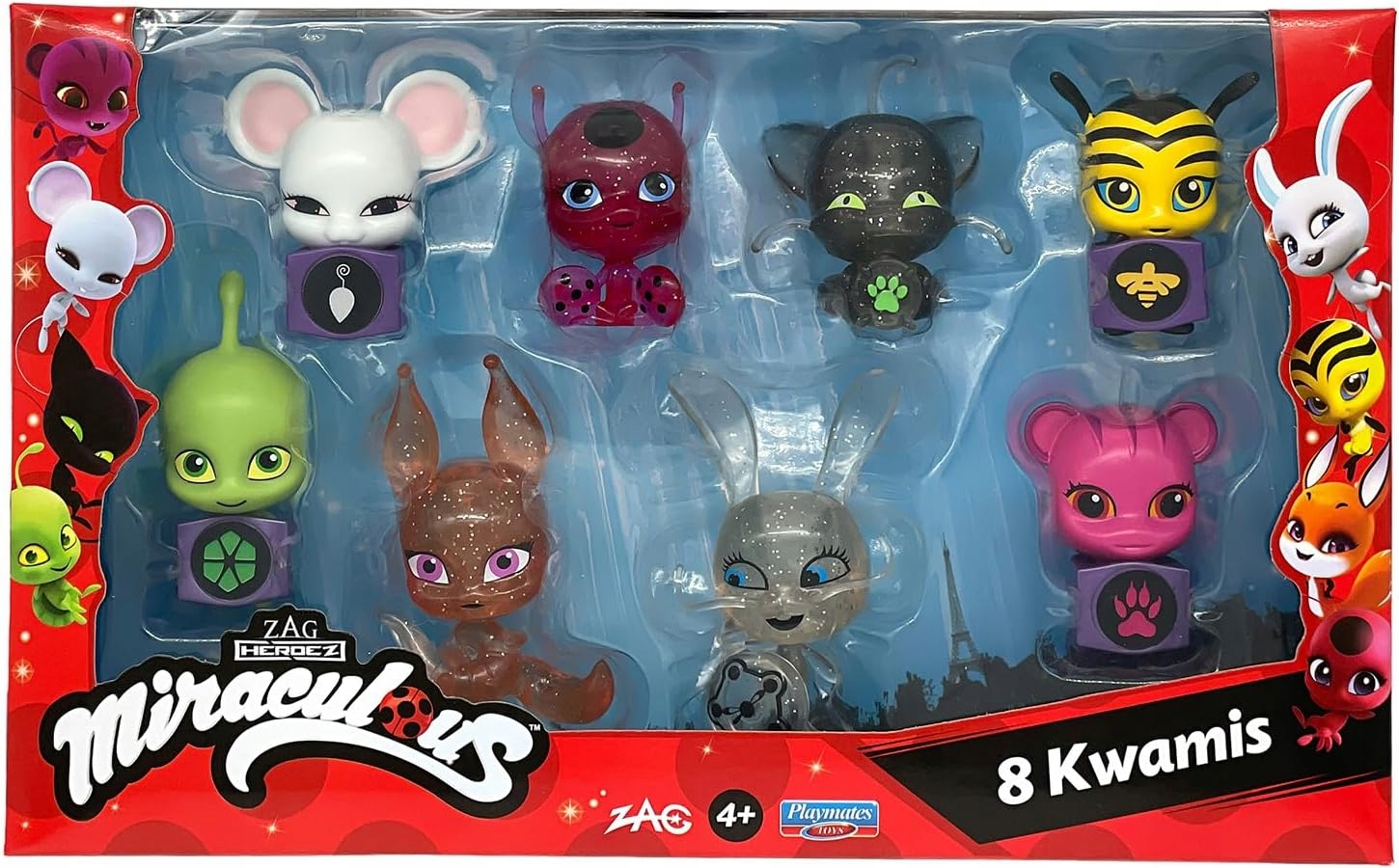 Miraculous Sada 8 kusů Minifigurek Kwami