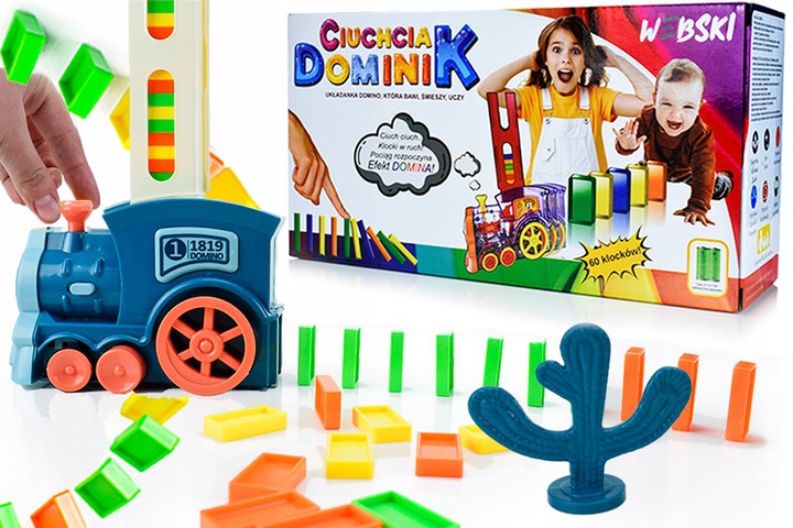 ZABAWKA DLA DZIECI CIUCHCIA NA BATERIE Z KLOCKAMI Płeć chłopcy dziewczynki