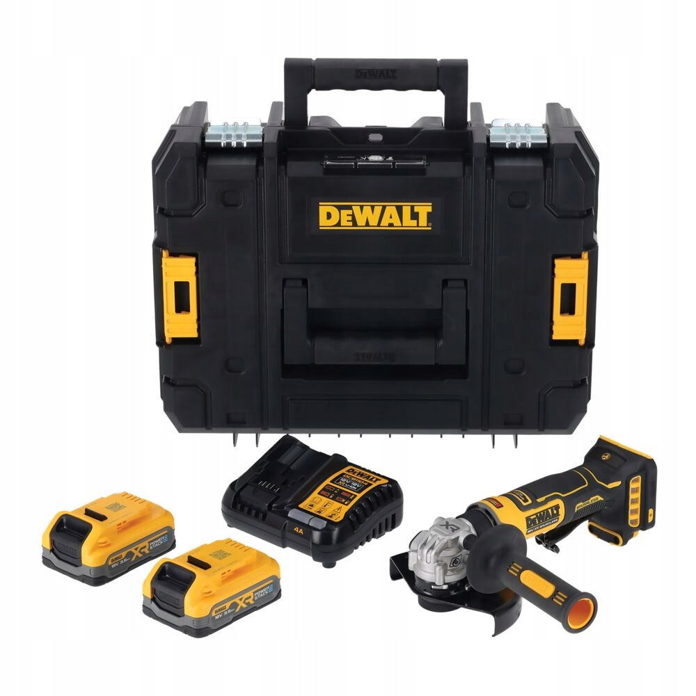 Akumulatorowa szlifierka kątowa 125mm 2x3.5Ah 18V Xr Compact Dewalt