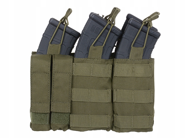 Potrójna ładownica karabinowa magazynki 7,62 9mm Ak Glock Cqb Otwarta