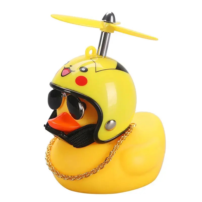 

Kaczka Pikachu rower samochód Led ozdoba kask