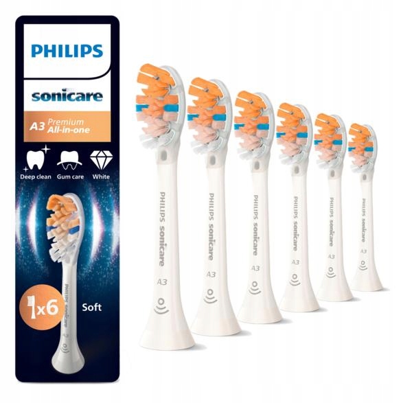 Końcówki do szczoteczki Philips Sonicare Sonicare A3 Premium HX9096/87