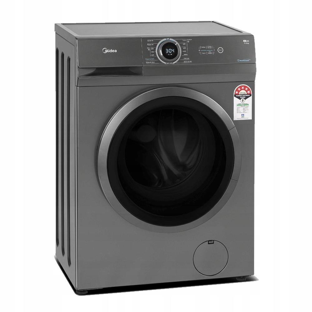 Midea Pralka Slim MF100W70/T-PL 7 kg srebrna