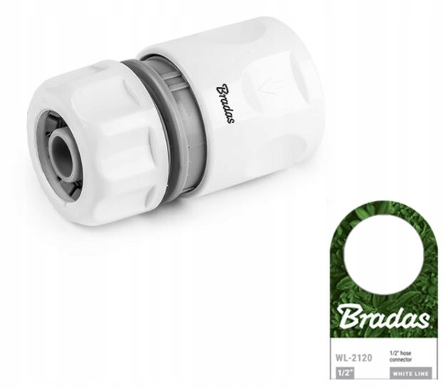 SZYBKOZŁĄCZE WĘŻA 1/2'' BRADAS WHITE LINE WL2120