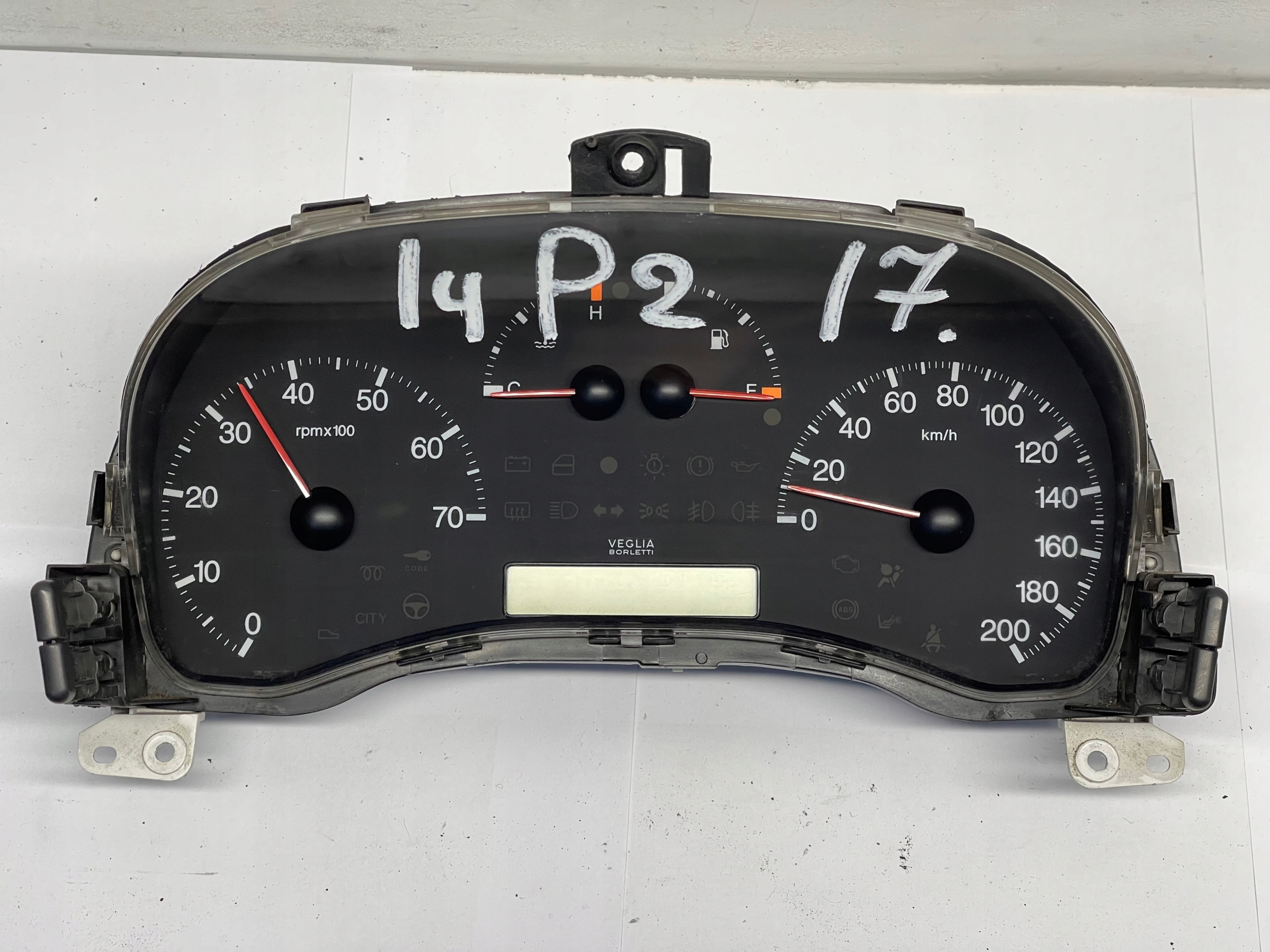 606307002L dials, clock Fiat Punto II