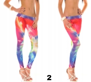 Legginsy galaxy, nowe kolory, one size