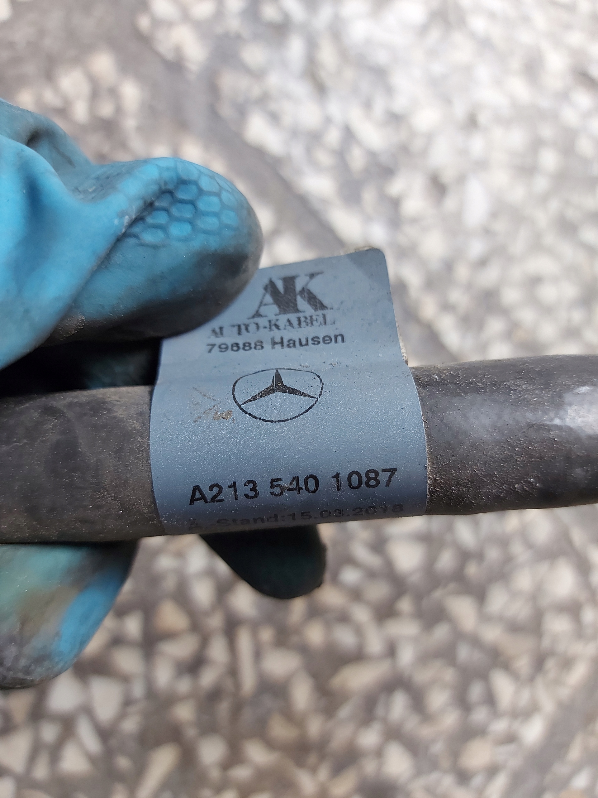 KABEL prijenos MASOWY WIAZKI alternatora MERCEDES E W213 OE EU