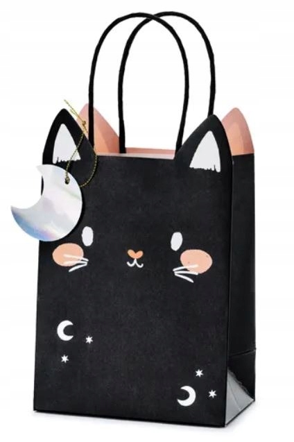 

Torebka Na Prezenty Cukierki Kotek Halloween