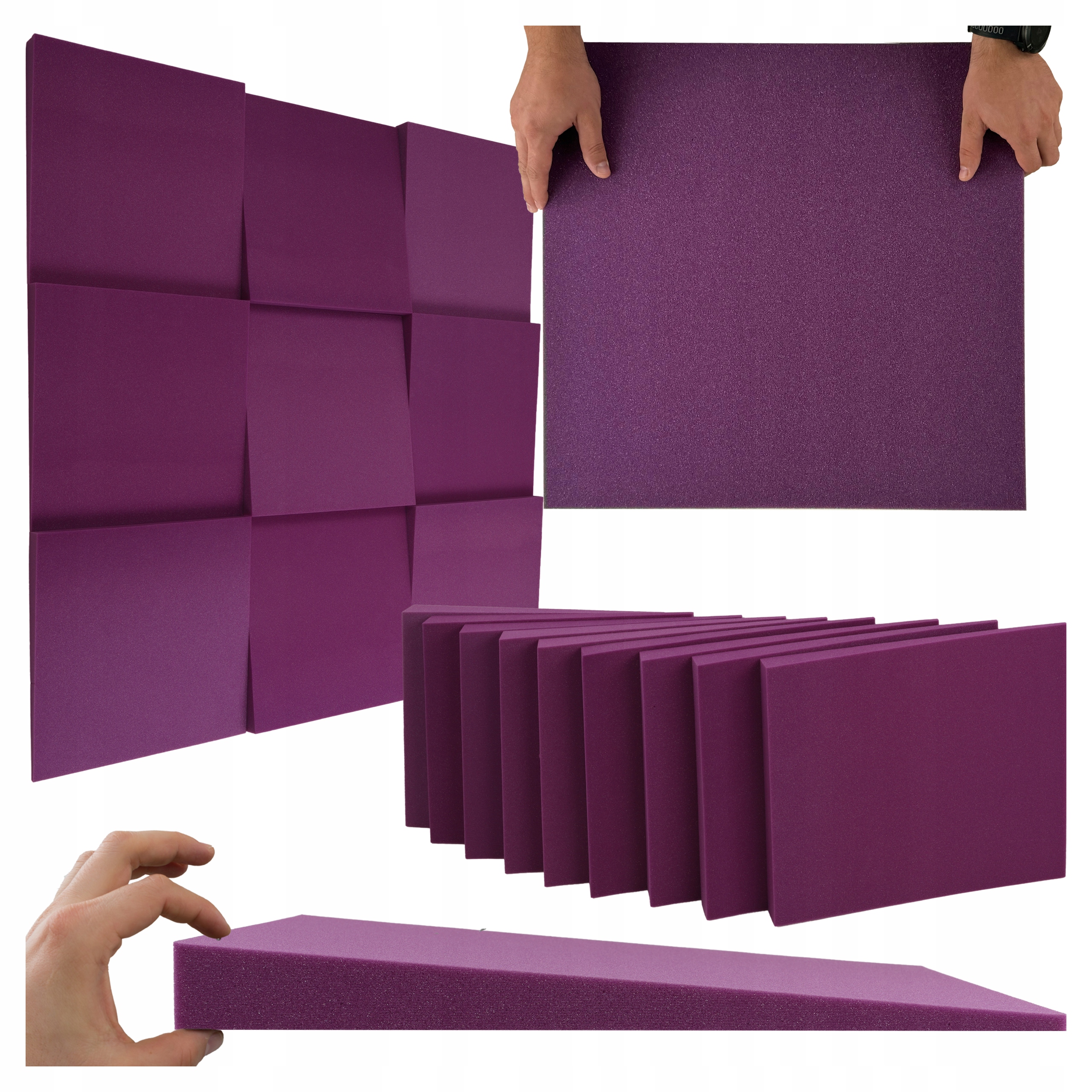 Odhlučňovací podložka Akustický Panel Klin 3D zlepšení kvality nahrávek 2,25 m²