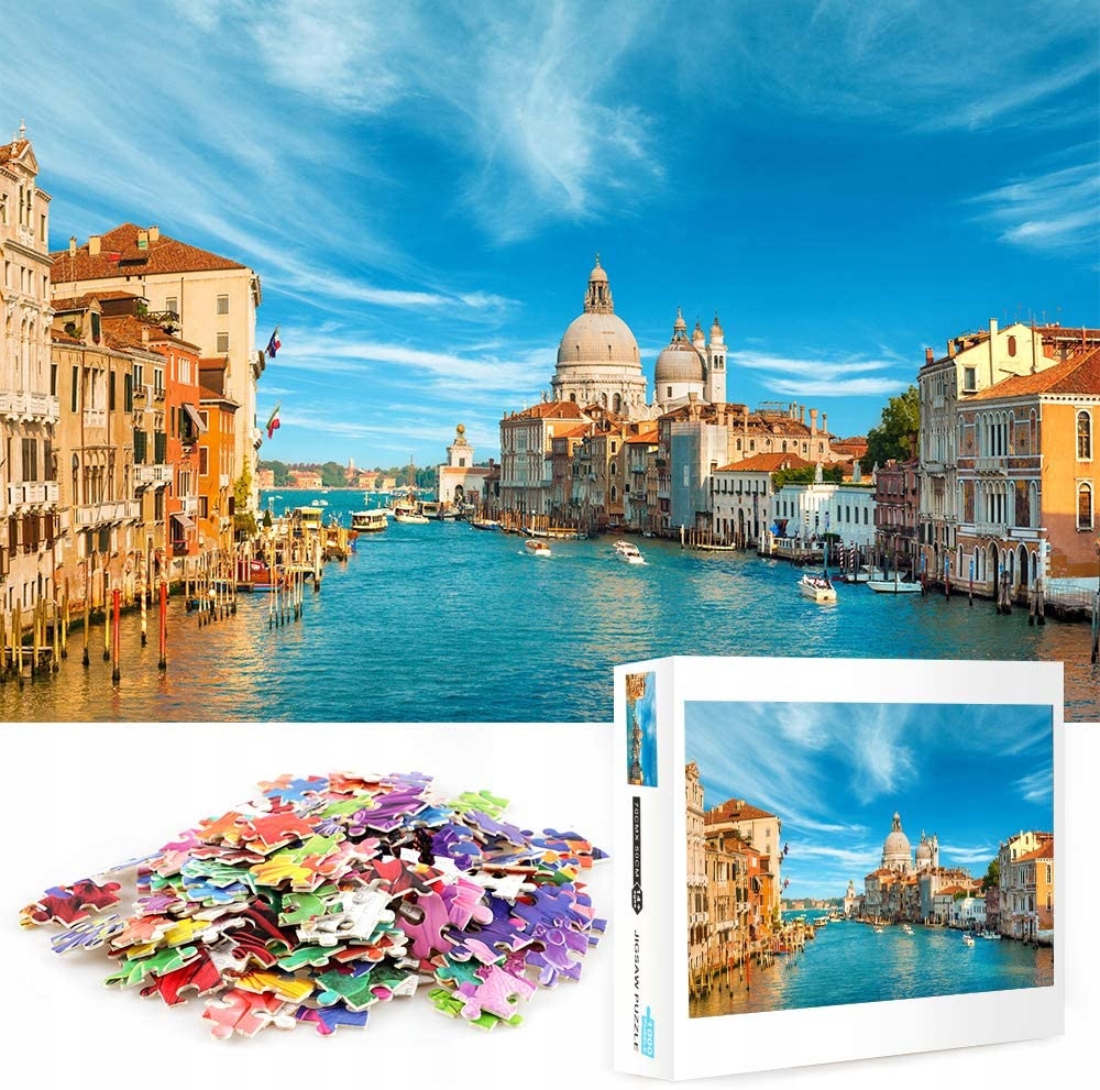 

Puzzle 1000 Elementów Wenecja Krajobraz 70 X 50 CM