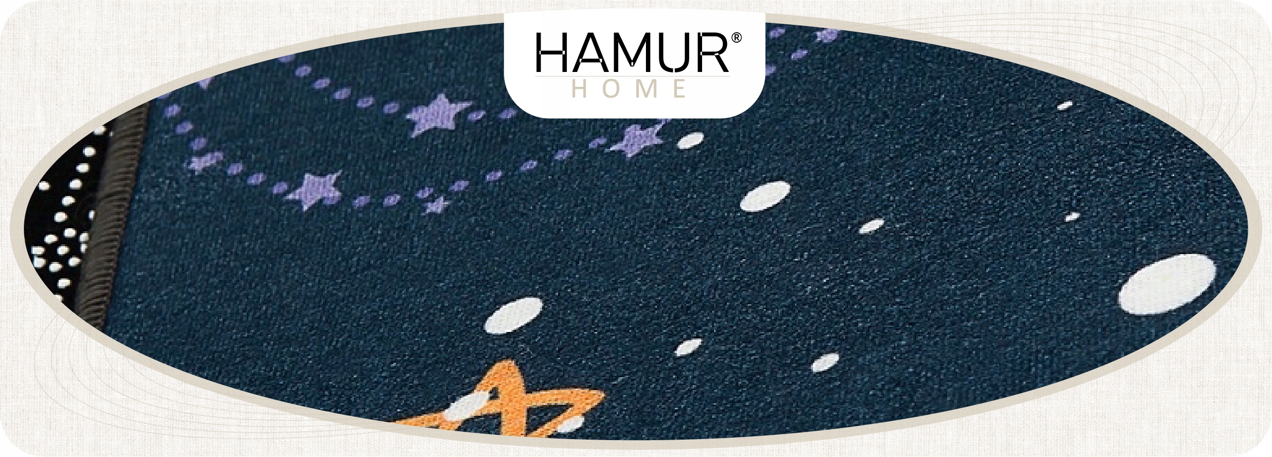 Duża mata EDUKACYJNA 150x150 cm KOSMOS OEKO TEX Marka Hamur Home