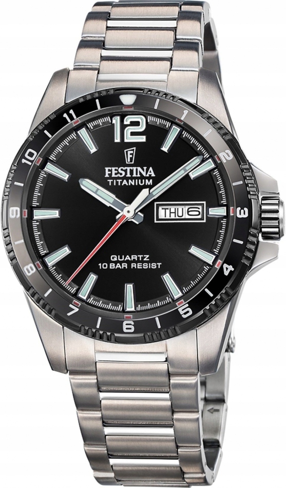 Pánské hodinky Festina 20698/4 titanové sportovní z titanu