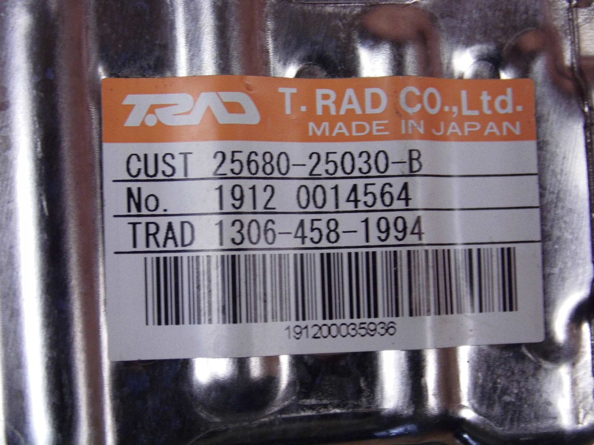 TOYOTA RAV4 V 2020 2.5 BYRDI ABGASKUEHLER AGR EGR