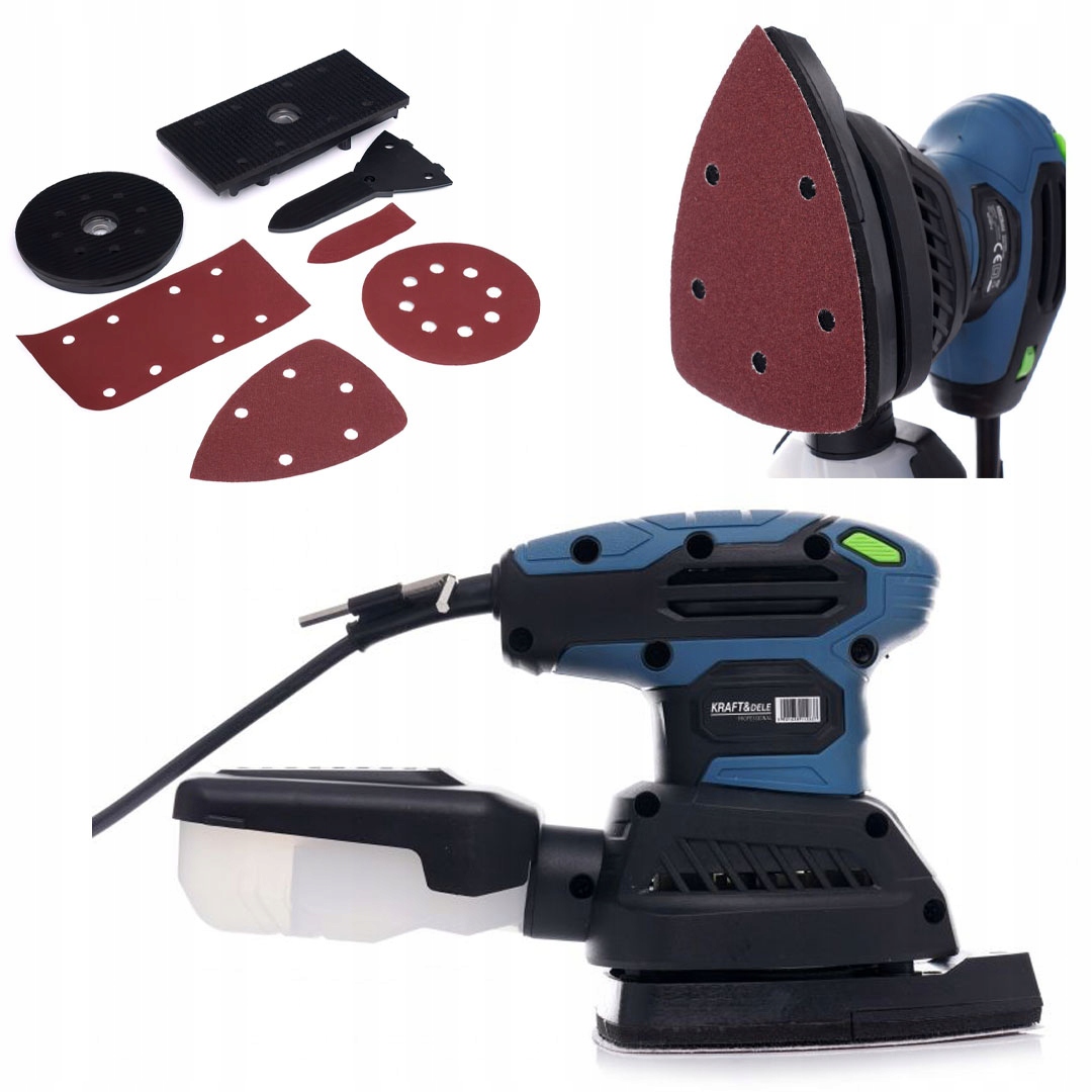 Oscilační bruska MIimocentrická Delta 140 mm 1200 W 230 V Kraft&Dele