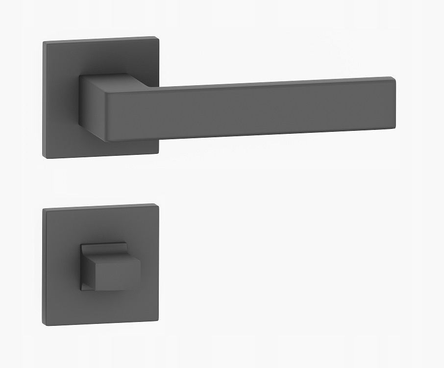 Kľučka Pina Slin titánová, antracitová Wc rozety