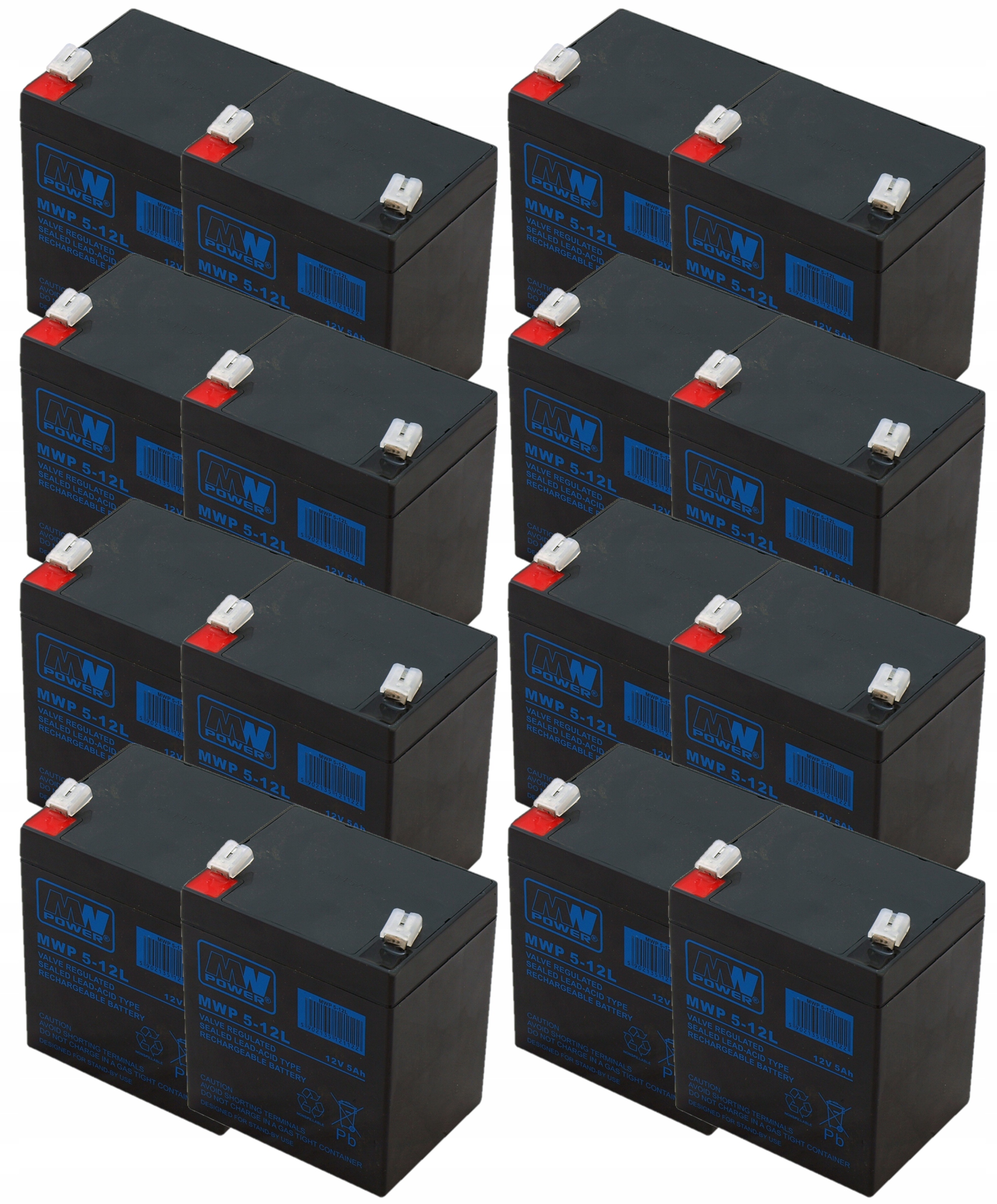 APCRBC140 RBC 140 ZESTAW AKUMULATORÓW PAKIET BATERII UPS APC 16x MWP 5-12