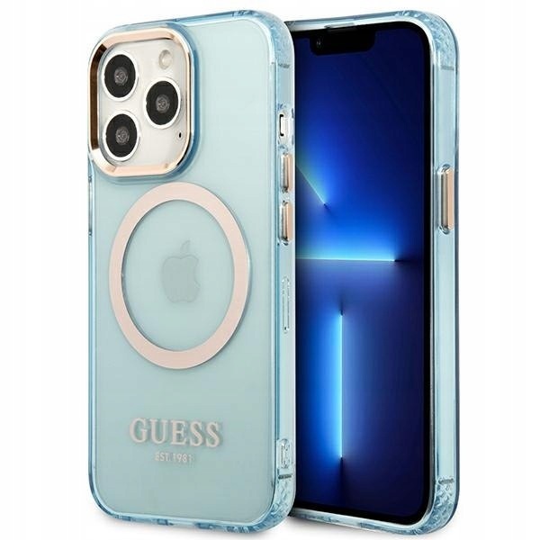 Guess GUHMP13LHTCMB iPhone 13 Pro 13 6,1" niebieski/blue hard case G