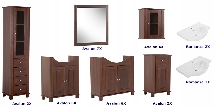 LUSTRO ŁAZIENKOWE W DREWNIANEJ RAMIE ==== 80x73 CM Typ lustra ścienne