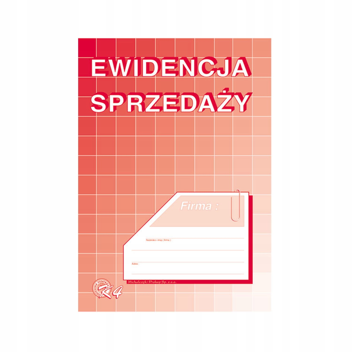 

Druk Ewidencja Sprzedaży A5 K-4