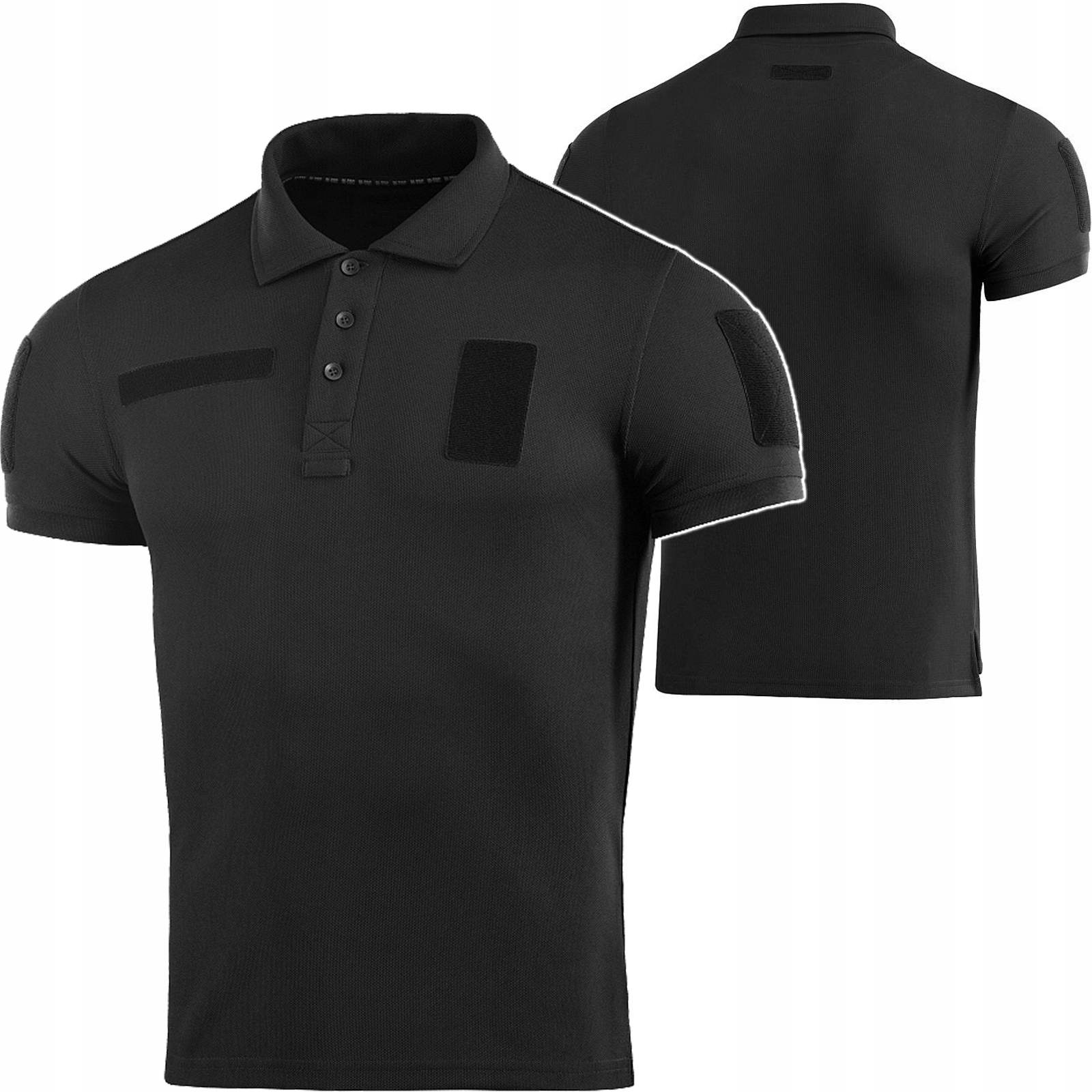 Polokošile M-Tac Vojenská vojenská taktická 65/35 Velcro Black L