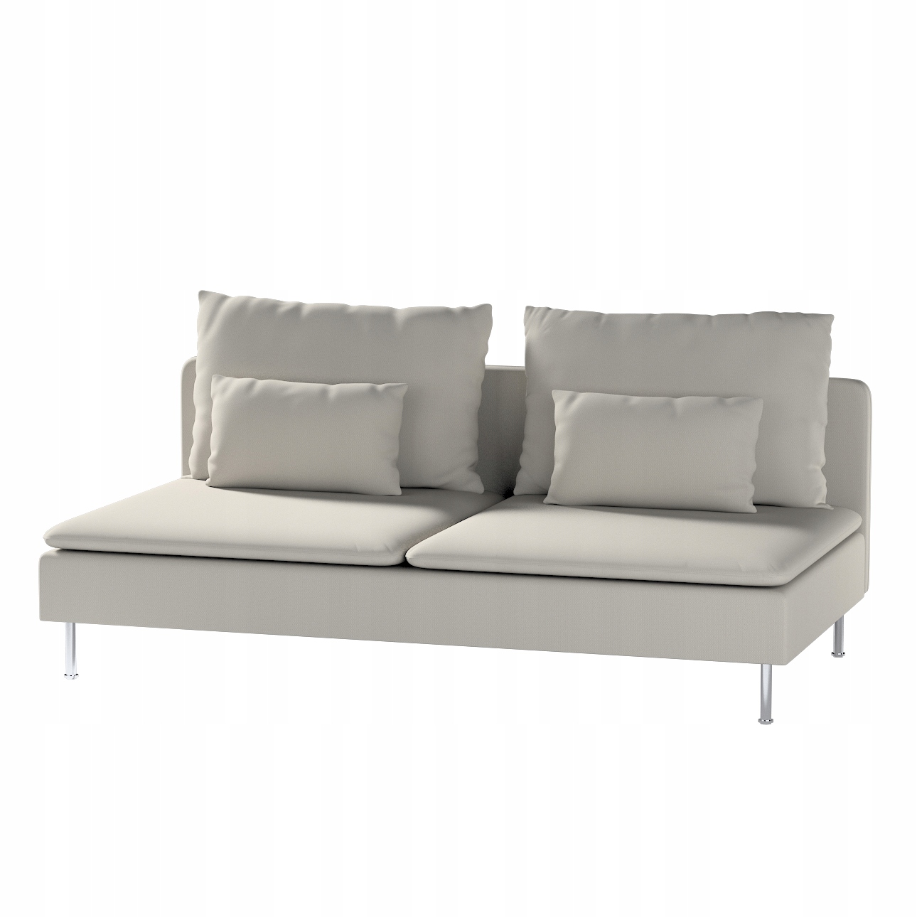Dekoria Obal na modul Söderhamn 3-místný Ikea šedý