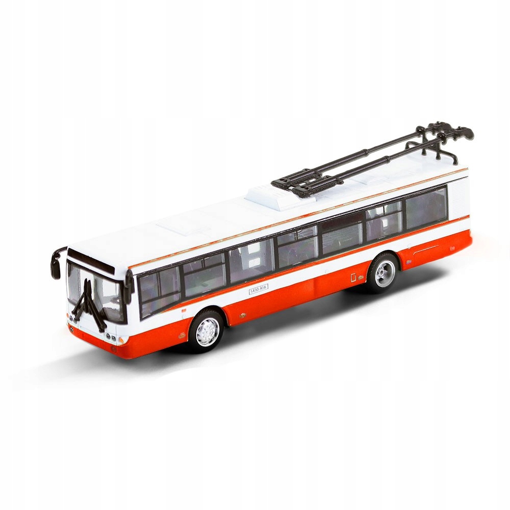 TROLEJBUS METALOWY 16cm AUTOBUS TROLLEYBUS CZESKI Bohater Inny