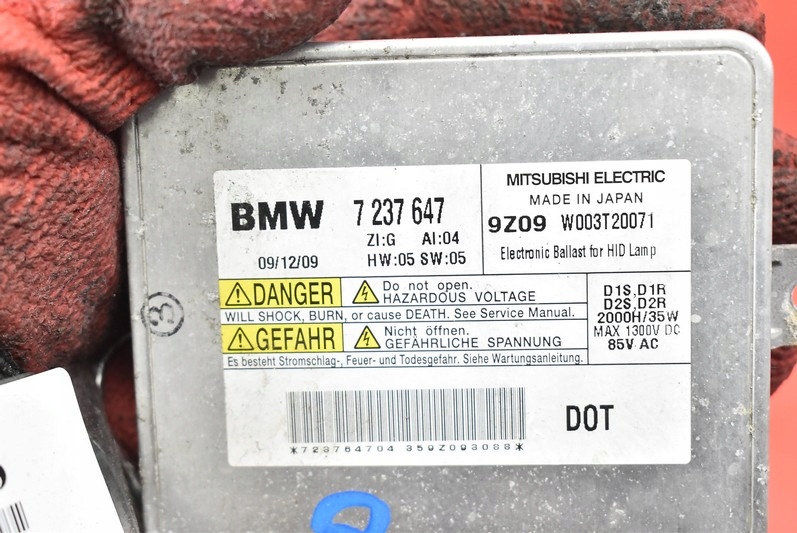 control unit XENON KSENON right 7237647 BMW E90 E91 08-13
