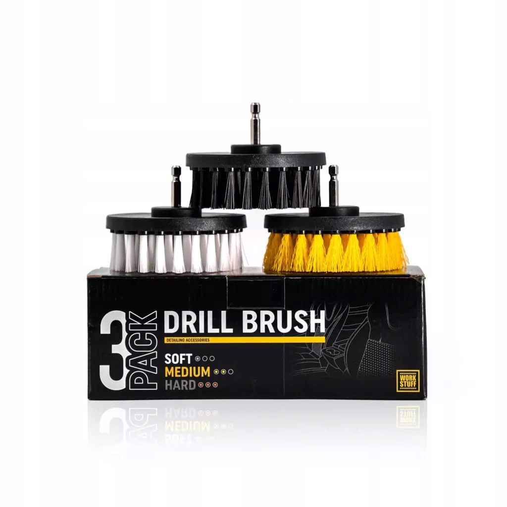 Work Stuff Drill Brush 3pack