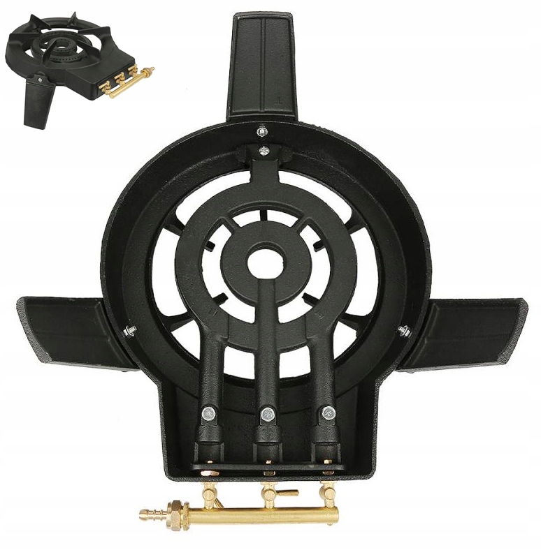 PALNIK GAZOWY TABORET GAZOWY KUCHENKA GAZOWA DUŻY ŻELIWNY NA BUTLE 9.8KW Marka inny