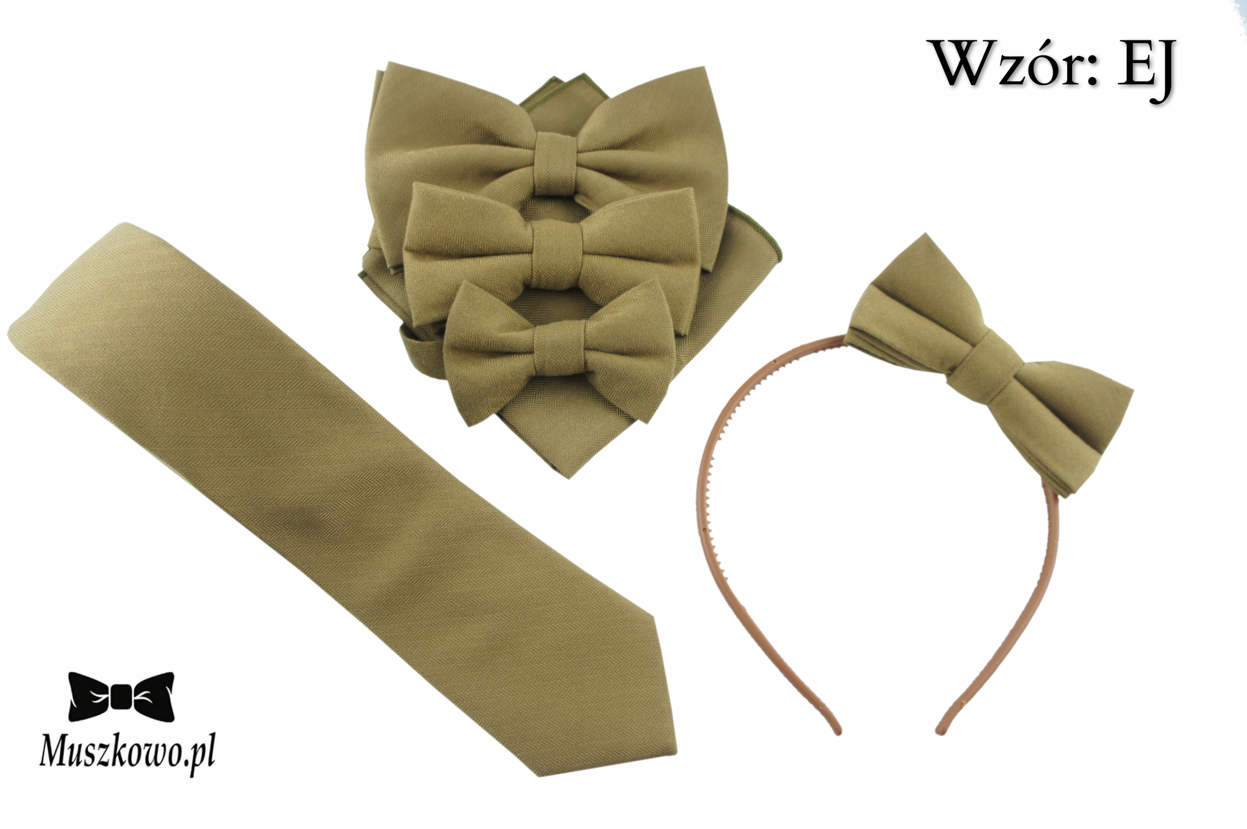 BEŻOWA/ BRĄZ JASNY Poszetka MATOWA chusteczka Marka inna