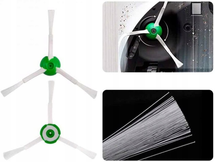 ZESTAW SZCZOTKI WAŁKI FILTRY iRobot Roomba E4 E5 E6 E7 I3 I4 I5 I6 I7 I8 J7 Stan opakowania oryginalne