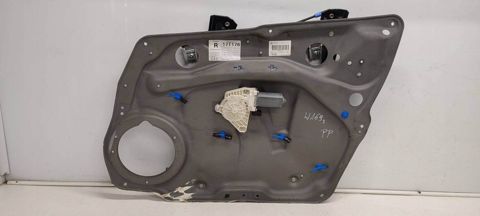 window regulator right front mechanism Mercedes W169 1,7