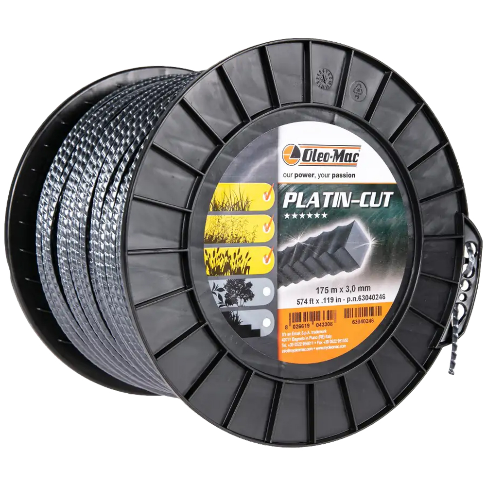 Oleo-mac 63040246 Żyłka tnąca ząbkowana 3mmx175m